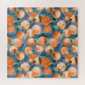 Juicy Orange Wasserfarbmuster Puzzle (Horizontal)
