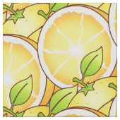 Juicy Orangen lustige Frucht Stoff (Nahaufnahme)