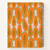 Juicy Papaya Notizblock (Rückseite)