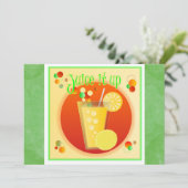 Juicy Party Einladung (Stehend Vorderseite)