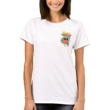 Juicy Party Vibes - Retro Cartoon Drink Mascot T-S
