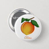Juicy Peach Button (Vorne & Hinten)