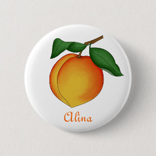Juicy Peach Button