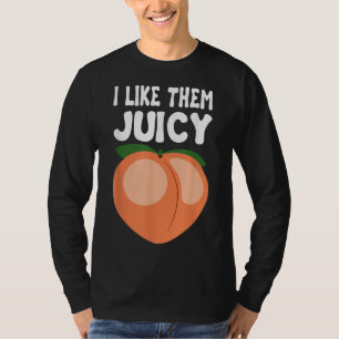 Juicy Peach Nectarines Apricots Obstkorb Seaso T-Shirt