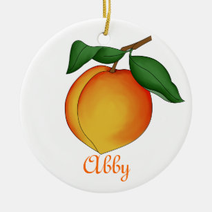 Juicy Peach Ornament
