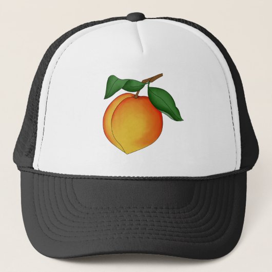 Juicy Peach Trucker Hat Truckerkappe (Vorderseite)