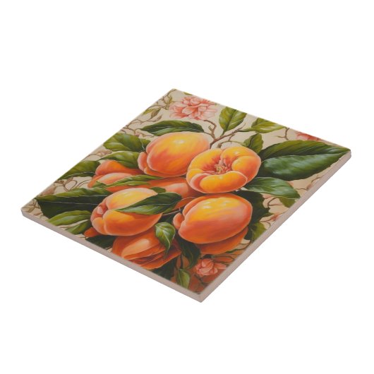 Juicy Pfirsiche Fliese (Seite)