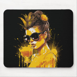 Juicy Pineaple Lady Mousepad