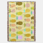 Juicy Pineapple Pattern Decke (Vorderseite Vertikal)