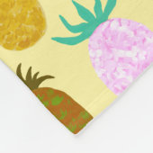 Juicy Pineapple Pattern Fleecedecke (Ecke)