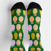 Juicy Pineapple Pattern Socken (Oben)