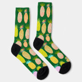 Juicy Pineapple Pattern Socken (Rechts)