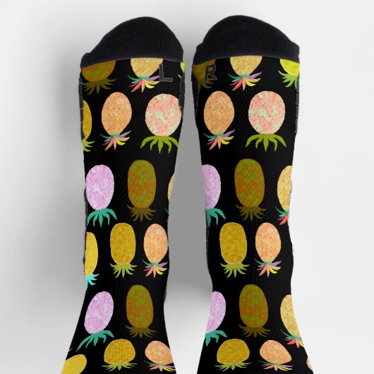 Juicy Pineapple Pattern Socken (Oben)