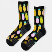 Juicy Pineapple Pattern Socken (Links)
