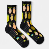 Juicy Pineapple Pattern Socken (Rechts)