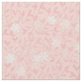 Juicy Pink Tiny Floral Pattern Stoff (Nahaufnahme)