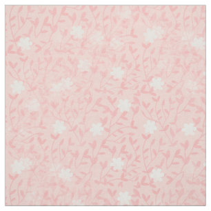 Juicy Pink Tiny Floral Pattern Stoff