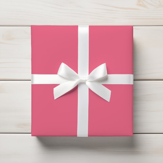 Juicy Pink Vibrant Rosy Solid Geschenkpapier
