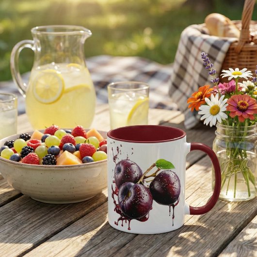 Juicy Plum Splash Tasse