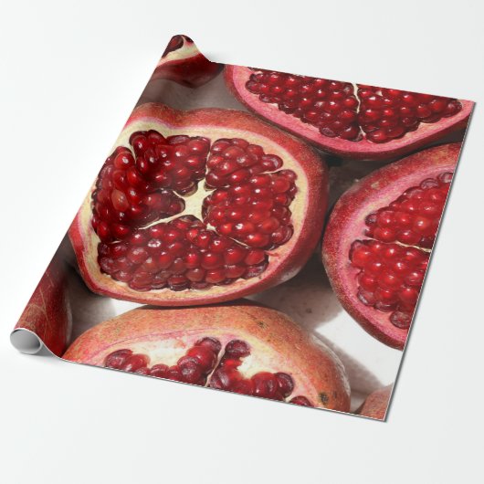 Juicy Pomegranate Frucht Geschenkpapier (Ungerollt)