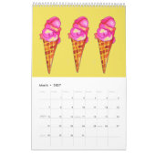 Juicy POP Pop Art Aquarellbilder Kalender (Mär 2027)