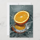 Juicy-positive Orange für Vitamin-Stimmung (Vorderseite)