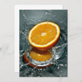 Juicy-positive Orange für Vitamin-Stimmung (Vorne/Hinten)