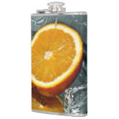 Juicy-positive Orange für Vitamin-Stimmung Flachmann (Links)