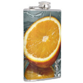 Juicy-positive Orange für Vitamin-Stimmung Flachmann (Rechts)