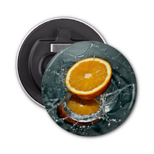 Juicy-positive Orange für Vitamin-Stimmung Flaschenöffner (Vorderseite)