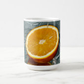 Juicy-positive Orange für Vitamin-Stimmung Kaffeetasse (Mittel)