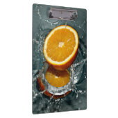 Juicy-positive Orange für Vitamin-Stimmung Klemmbrett (Rechts)