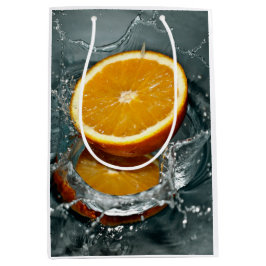 Juicy-positive Orange für Vitamin-Stimmung Mittlere Geschenktüte