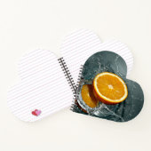Juicy-positive Orange für Vitamin-Stimmung Notizblock (Innenseite)
