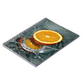 Juicy-positive Orange für Vitamin-Stimmung Notizblock (Linke Seite)