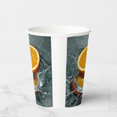 Juicy-positive Orange für Vitamin-Stimmung Pappbecher (Rechts)