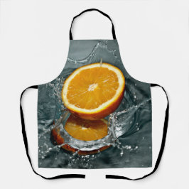 Juicy-positive Orange für Vitamin-Stimmung Schürze