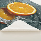 Juicy-positive Orange für Vitamin-Stimmung Sherpadecke (3/4)