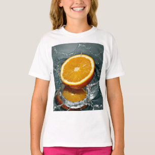 Juicy-positive Orange für Vitamin-Stimmung T-Shirt