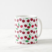 Juicy Red Cherries Kaffeetasse (VorderseiteRechts)