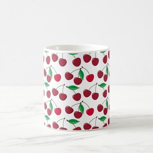 Juicy Red Cherries Kaffeetasse (Mittel)