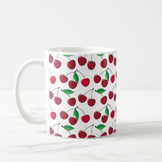 Juicy Red Cherries Kaffeetasse (Links)