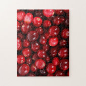 Juicy Red Cranberries Jigsaw Puzzle (Vertikal)