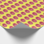Juicy Red Grapefruit Geschenkpapier (Ecke)