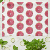 Juicy Red Grapefruit Handtuch (Gefaltet)