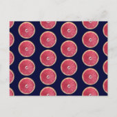 Juicy Red Grapefruit Postkarte (Vorderseite)