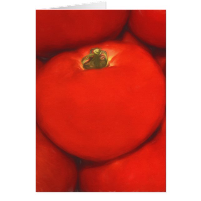 Juicy Red Homegrown Garden Tomaten (Vorne)