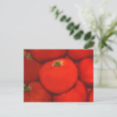 Juicy Red Homegrown Garden Tomaten Postkarte (Stehend Vorderseite)