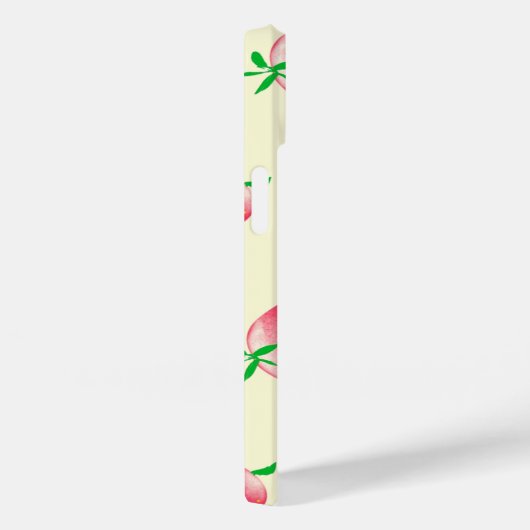 Juicy Red Strawberries (Beige) Case-Mate iPhone Hülle (Rückseite / Rechts)