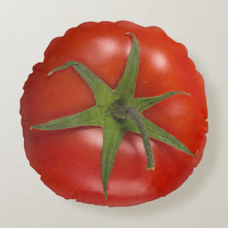 Juicy Red Tomato Rundes Kissen